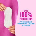 Carefree Panty Liners Regular Liners Wrapped Unscented 54ct 