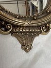 Vintage Syroco Eagle Convex Wall Mirror 16 5  Gold  4410 Usa Made