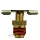2 Pc Air Compressor T-handle Petcock Moisture Tank Drain Valve Brass 1 4  Mnpt