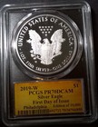 2019 W  Proof Silver Eagle  Pcgs Pr70dcam Fdoi Ltd Ed Signed Cleveland