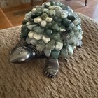 Love This Bohemian Natural Miss Agate Stones Heavy Turtle Figurine