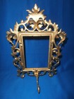 Antique Vintage Cast Bronze Ornate French Rococo  Picture Frame