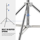 Neewer Upgraded 75  foldable Light Tripod Stand Stainless Steel Spring Loaded