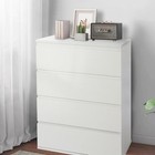 Chest Of Drawers 4-drawer Wood Dresser Storage Organizer For Bedroom Nightstand