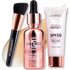 Medium Color Adjusting Foundation With Spf 50 Primer   Pro Makeup Brush - Builda