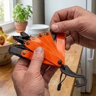 3 Inch Orange Reflective Trail Markers With Clips Heavy Duty 10 Pack
