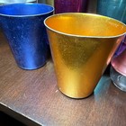 Vtg Mcm Anodized Aluminum 13pc Hostess Lot Bascal   Norben Cups  Pitcher  Tray 