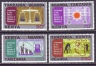 Kenya Uganda Tanzania K U T 1971 Sc 225-228 Mh Set Metric Conversion