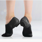 Genuine Leather Jazz Shoes Black Leather One Stirrup Dance Shoes Us Sell