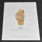 2003 Print Ad Fashion Style Rolex Gold Watch Timepiece Luxury Smooth Oyster Art