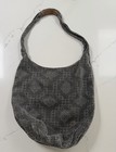 Jasper   Jones Gray brown Shoulder Hobo Bag Embellished Front Decorative Pocket