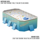 2 6m Large Rectangular Foldable Adult Child Above Ground Outdoor Swimming Pool