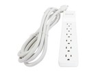 Belkin Be106000-10 10 Feet 6 Outlets 720 Joules Home  Office Surge Protector