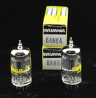 New Qty 2 Sylvania 6an8a Matched Pair Grey Plates 0 Getter Nos Usa Tubes