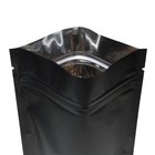Double-sided Black Stand Up Mylar Quickqlick    Resealable Bags Multiple Qty Sizes