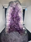 Large Amethyst Cluster Geode Crystal Quartz Cut Base Amethyst Specimen Tower