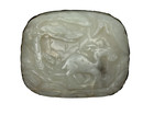Antique Chinese Box W  Jade Mounted Lid
