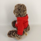 Dan Dee Plush Sloth Red Hooded Sweatshirt Collector s Stuffed Animal Brown