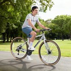 700c 21 24 Speed Hybrid Bike Dual Disc Brake Lightweight Commuter Bicycle Adult