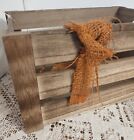 Wooden Crate  Rustic  Farmhouse  Primitive Hobby Lobby Nwt