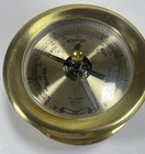 Vintage Brass  Millibars Inches Barometer