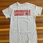 Springfield Armory T-shirt Any Size S-2xl Heather Gray Us Flag