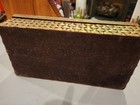 Mcm Vtg Gold Metal Woven Tissue Box Cover- Classic- Retro