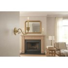 Vtg Brass Wall Sconce Candleholder Set Of 2 Mantel Dining Light Weighted