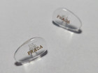 Replacement Screw-in Nose Pads For Prada Eyeglasses sunglasses W  Screws Gold