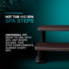 Puri Tech Universal Spa   Hot Tub Steps No Slip Grip Support Espresso With Black