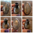 Antique Lot Of 7 Ornate Victorian Brass   Metal Door Knobs - Lot Of 7 Singles