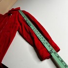 Vintage Faded Glory Red Corduroy Zip Up Shirt Jacket Mens Medium 100  Cotton
