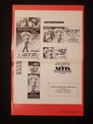 Lash Of Lust 1972 Al Adamson Sexploitation Exhibitors Campaign Manual Pressbook