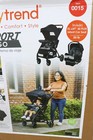 Baby Trend Passport Cargo Travel System Stroller   Car Seat Black Bamboo New