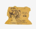 1880s Doll Lion Paper Coffee Cut Die Trade Card Victorian The Nursery 2 Pieces
