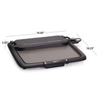 Presto Ceramic Nonstick Electric Griddle warmer Plus With Multifunction Tray