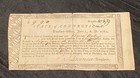 Rare Colonial Manuscript Trust Receipt Continental Army 1782 Connecticut Lot 3