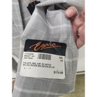 Nwt Egara Men Skinny Fit Grey Pink Plaid Suit