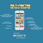 Pretend Phone Toy For Toddler Baby Kids Musical English Learning Electronic Cell