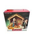 Home For The Holidays 2003 Set Of 7 Porcelain Nativity Figurines   Stable   Box