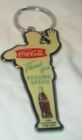 Retro Coca Cola Coke Soda Crossing Guard   Coke  Metal Keychain Key Ring 2 Sided