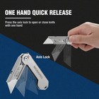 Workpro Folding Utility Knife Quick Change Blades Box Cutter Edc Stainless Steel
