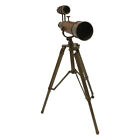 Antique Vintage Brass Telescope Adjustable Tripod Marine Nautical Decor Tabletop