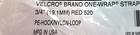 Velcro   Brand Reusable One-wrap   Strap Double Sided 3 4  X 12ft  4 Yards  Red 