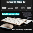 1-3 Mini Wireless Keyboard And Mouse Set Waterproof 2 4g For Mac Pc Computer Lot