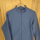 Walter Hagen New Womems Size Medium Blue Clubhouse Full Zip Textured Golf Jacket