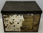 Vintage Metal Soda Tin Box Container W  Partial Label