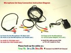 High Sensitive Microphone Rca Audio Mic Cable Dc Power For Cctv Security Camera