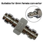 2pcs Double Male Quick Connect Adapter 8mm Dual Male For 8mm Female Convertor Us