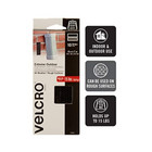Velcro Brand Outdoor Heavy Duty Strips   4in X 1in  10pk    Holds 15 Lbs   Black